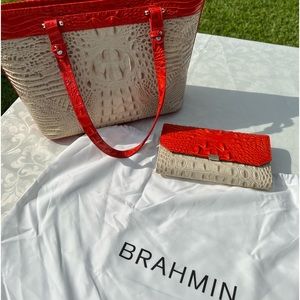 Brahmin Asher handbag & wallet.